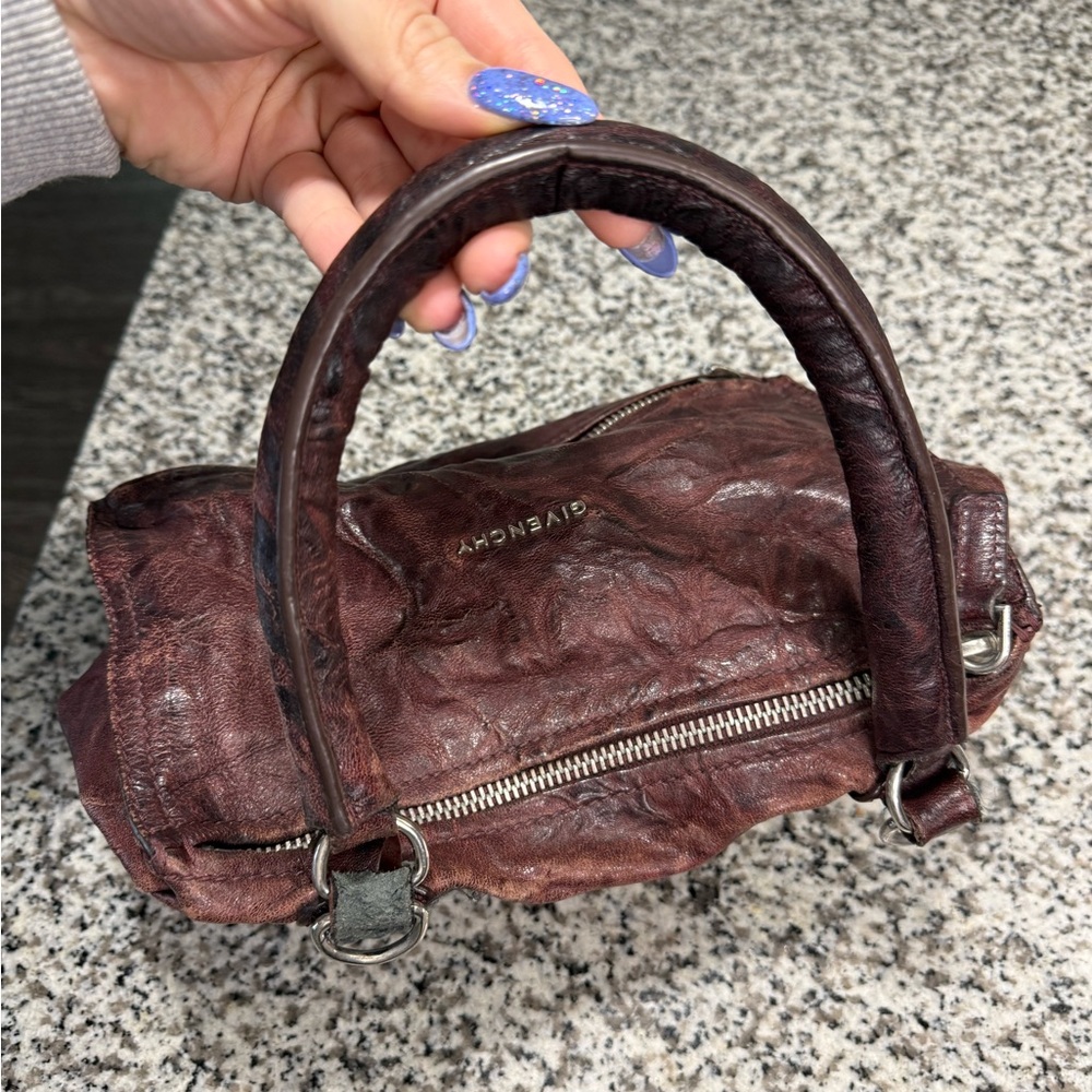 Givenchy Pandora Wine/Red/Burgundy Top Handle Bag - Picture 5 of 11